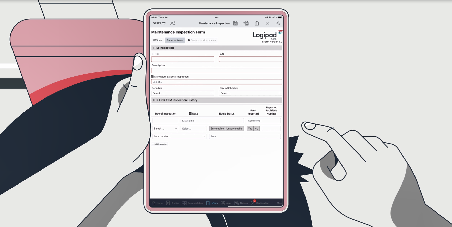 Maintenance Inspection Form